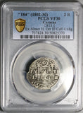 184 PCGS VF 30 Macuquina 2 Reales Venezuela Royalist Republican Rare Coin POP 1/1 (25101301C)
