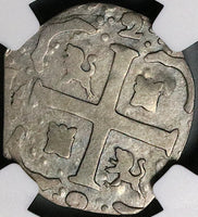471 NGC VF Macuquina 2 Reales Venezuela Royalist Republican Rare Coin (24111002D)