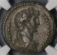 125 NGC XF Star Hadrian Roman Egypt Alexandria Rare Canopus Osiris Tetradrachm 5/5 (21091002C)