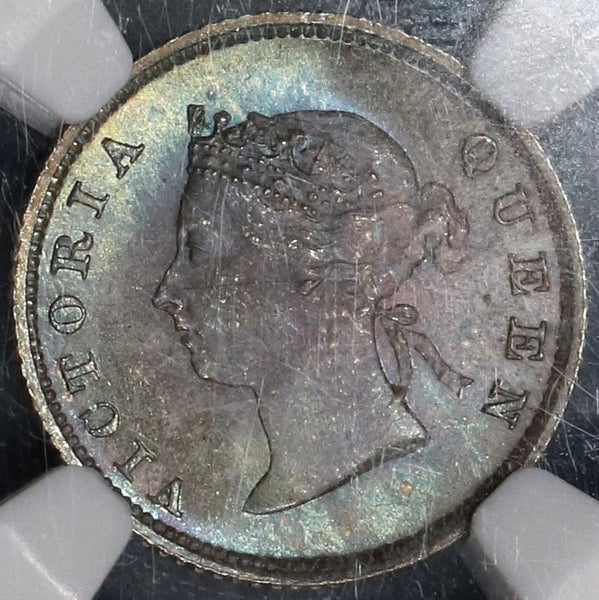 1891 NGC MS 65  British Guiana Silver 4 Pence Britain Empire Coin (17102401CZ)