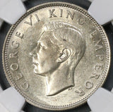 1942 NGC AU 58 New Zealand Silver 6 Pence & Florin & 1/2 Crown Coins (18021801C)