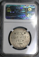 1821 NGC AU 53 Schaumburg Lippe 1/2 Taler German State Coin POP 1/4 (21082301C)