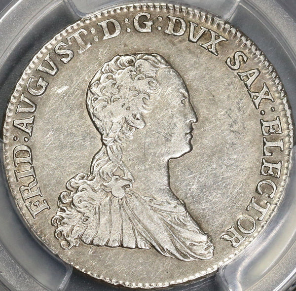 1767 PCGS XF 45 SAXONY Silver 2/3 Taler German State Coin (18050402C)
