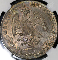 1889-As NGC MS 63 MEXICO Silver 8 Reales Coin Scarce Alamos POP 4/5 (18052501C)