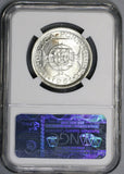 1951 NGC MS 65 St Thomas Prince 10 Escudos 40K Portugal Silver Coin (21082106C)