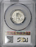 1913 PCGS MS 64 SWITZERLAND Silver 1 Franc BU Swiss Coin (17102001CZ)