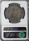 1827-Q NGC VF FRANCE Silver 5 francs RARE Perpignan Mint 484K Coin (18090808C)