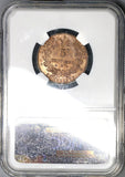 1874-A NGC MS 63 France 5 Centimes Ceres Mint State RB POP 1/2 (21082402C)