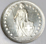 1944 NGC SP67 Switzerland 1/2 Franc Key Specimen Swiss Silver Coin (18091802C)