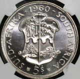 1960 NGC PF 67 South Africa Proof 5 shillings Crown Silver Coin 3360 Minted (18092009CZ)