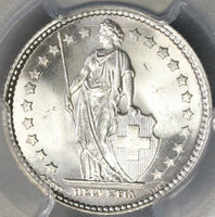 1913 PCGS MS 64 SWITZERLAND Silver 1 Franc BU Swiss Coin (17102001CZ)