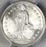 1913 PCGS MS 64 SWITZERLAND Silver 1 Franc BU Swiss Coin (17102001CZ)