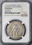 1713 NGC AU Brunswick-Woffenbuttel 24 Marien Groschen GREAT BRITAIN (18052603C)