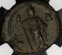244 NGC Ch XF Roman Egypt Alexandria Philip I Tetradrachm Sarapis Stg Year 1 (21082505C)