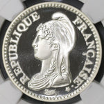 1992 NGC PF 69 UC France Silver 1 Franc Proof Ultra Cameo POP 1/0 (21083001C)