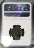 244 NGC Ch XF Roman Egypt Alexandria Philip I Tetradrachm Sarapis Stg Year 1 (21082505C)