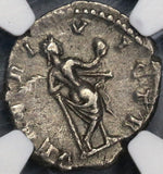 193/6 Julia Domna Denarius VENUS Roman Empire Early Type NGC XF (18032604C)