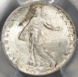 1919 PCGS MS 64 France Silver 50 Centimes Sower Semeuse Coin (21082803C)