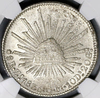 1836-Zs NGC MS 61 Mexico Silver 8 Reales Rare Grade Coin POP 2/2 (17080702D)