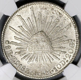1836-Zs NGC MS 61 Mexico Silver 8 Reales Rare Grade Coin POP 2/2 (17080702D)