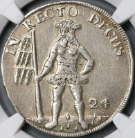 1713 NGC AU Brunswick-Woffenbuttel 24 Marien Groschen GREAT BRITAIN (18052603C)
