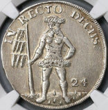 1713 NGC AU Brunswick-Woffenbuttel 24 Marien Groschen GREAT BRITAIN (18052603C)