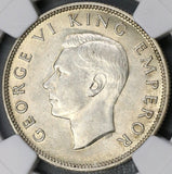 1942 1943 NGC AU 58 New Zealand Silver Florin Coins (18021901C)