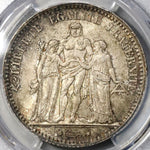 1873-A PCGS MS 65 France Silver 5 Francs Hercules Group Rare Grade Coin (21090301C)