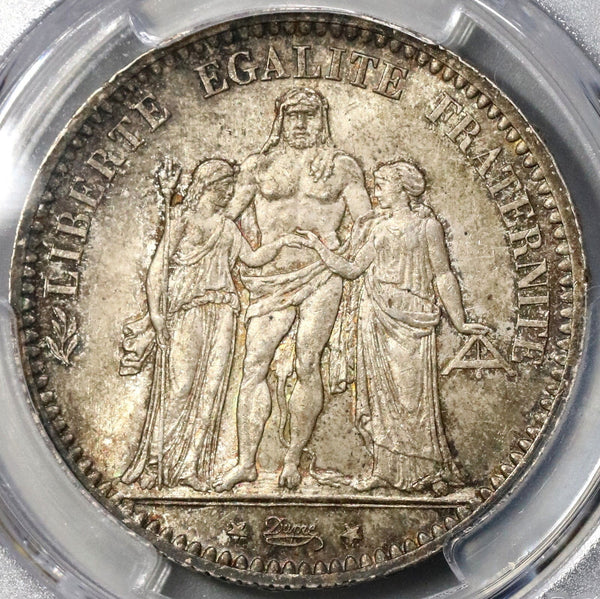 1873-A PCGS MS 65 France Silver 5 Francs Hercules Group Rare Grade Coin (21090301C)