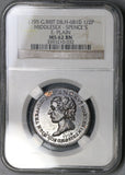 1795 NGC MS 62 Armed Citizens Conder 1/2 Penny Spence D&H 681D Token Coin (18121601C)