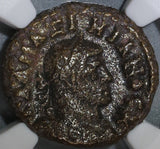 293 NGC Ch Fine Galerius Egypt Alexandria Roman Tetradrachm Elpis Happiness  R3 (21090204C)