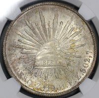1901-Zs NGC MS 63 Mexico Silver Peso Zacatecas Coin (18032501D)