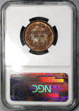 1898-Mo NGC MS 64 RB Mexico 1 Centavo 1 Year Type Coin (21082905C)