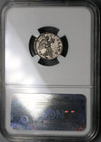 194 NGC MS Septimius Severus Denarius Victory Roman Empire 5/5 4/5 (18090821CZ)