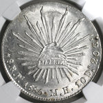 1885-Pi NGC MS 63 MEXICO 8 Reales SIlver Coin (18091301CZ)