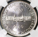 1960 NGC PF 67 South Africa Proof 5 shillings Crown Silver Coin 3360 Minted (18092009CZ)