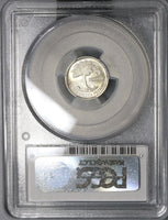 1956 PCGS MS67 Guatemala Silver 5 Centavos Choice BU Pop 5/0 (17032602C)