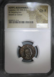 293 NGC Ch Fine Galerius Egypt Alexandria Roman Tetradrachm Elpis Happiness  R3 (21090204C)