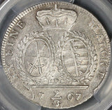 1767 PCGS XF 45 SAXONY Silver 2/3 Taler German State Coin (18050402C)