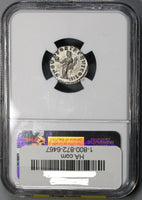 161 NGC MS Marcus Aurelius Roman Empire Denarius Providentia UNC (17081003D)