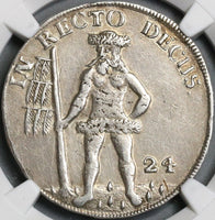 1713 NGC AU Brunswick-Woffenbuttel 24 Marien Groschen GREAT BRITAIN (18052603C)