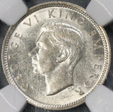 1942 NGC AU 58 New Zealand Silver 6 Pence & Florin & 1/2 Crown Coins (18021801C)