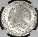 1879-Ga NGC MS 63 MEXICO Silver 8 Reales Flashy PL Coin POP 3/4 (18012701C)