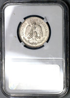1920 NGC MS 66 MEXICO Silver 50 Centavos Coin (17030804C)