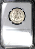 1920 NGC MS 66 MEXICO Silver 50 Centavos Coin (17030804C)