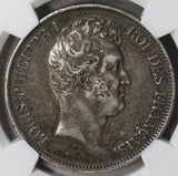 1830-A NGC VF 25 France Silver 5 Francs Scarce Raised Edge 417K Minted Louis Philippe I Coin (21091103C)