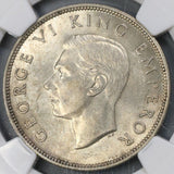 1942 NGC AU 58 New Zealand Silver 6 Pence & Florin & 1/2 Crown Coins (18021801C)