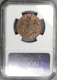 1795 NGC MS 63 Boots Shoes Conder 1/2 Penny Guest's D&H 308 (18021707C)