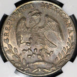 1889-As NGC MS 63 MEXICO Silver 8 Reales Coin Scarce Alamos POP 4/5 (18052501C)