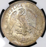 1901-Zs NGC MS 63 Mexico Silver Peso Zacatecas Coin (18032501D)